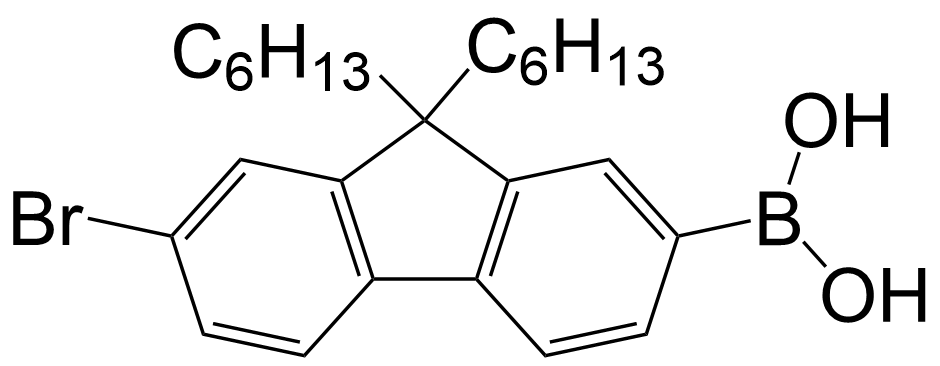 7-溴-9,9-二己基芴-2-硼酸/934762-26-2